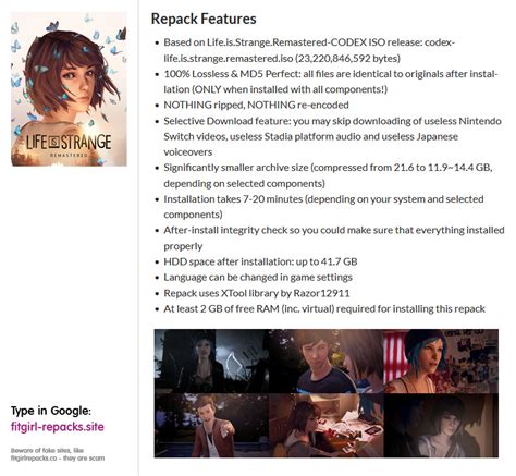 Life is Strange Remastered (MULTi9) [FitGirl Repack, .